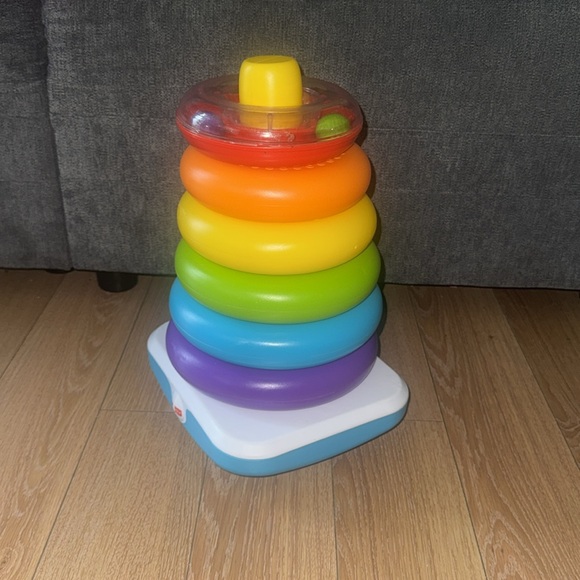 Fisher-Price Multicolored Learning Stacking Rings - Picture 4 of 4